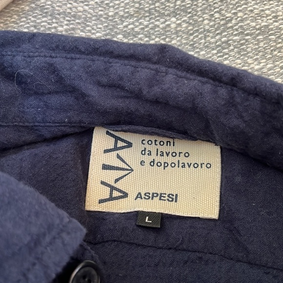 Aspesi Camicia Utility Jacket/Shirt Size Large - Picture 6 of 6